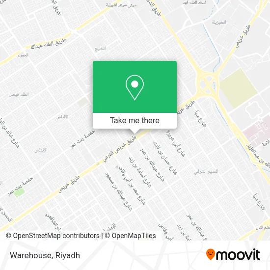 Warehouse map