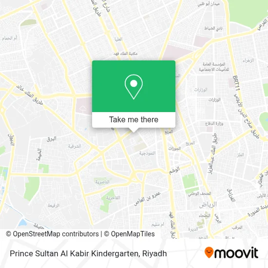 Prince Sultan Al Kabir Kindergarten map