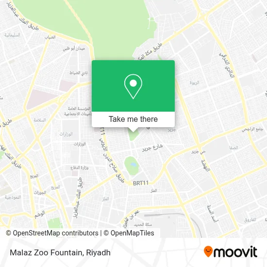Malaz Zoo Fountain map