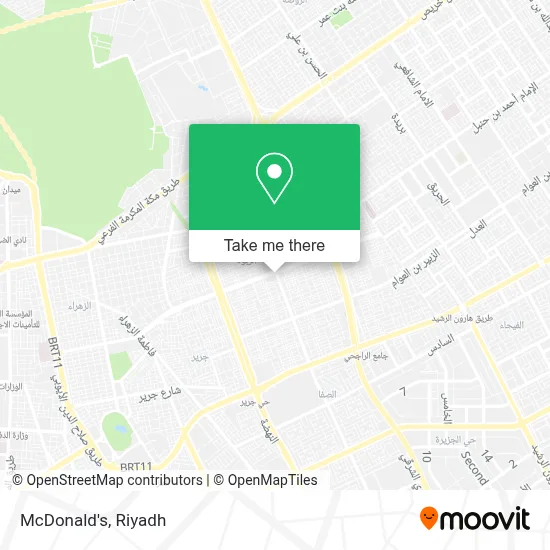 McDonald's map