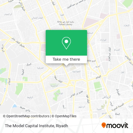 The Model Capital Institute map