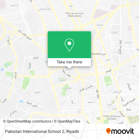 Pakistan International School 2 map