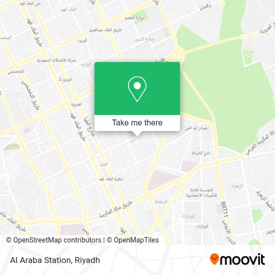 Al Araba Station map