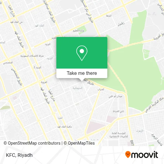 KFC map