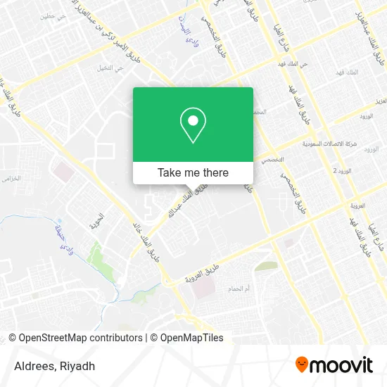 Aldrees map