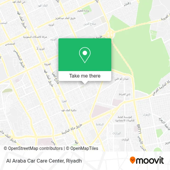 Al Araba Car Care Center map