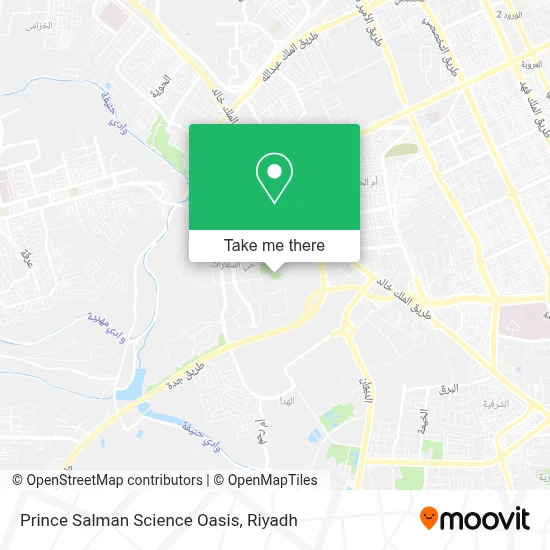 Prince Salman Science Oasis map