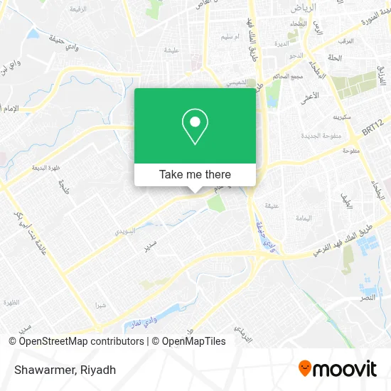 Shawarmer map