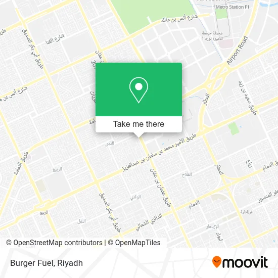 Burger Fuel map