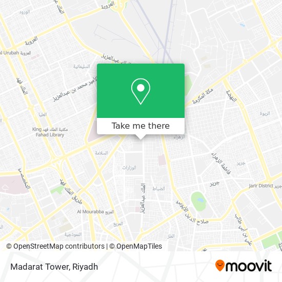 Madarat Tower map