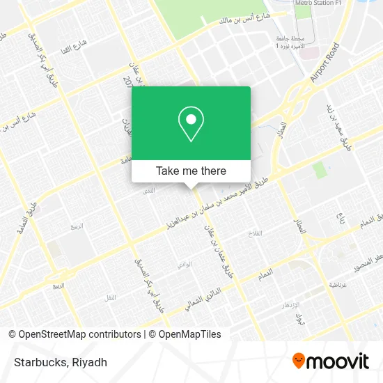 Starbucks map