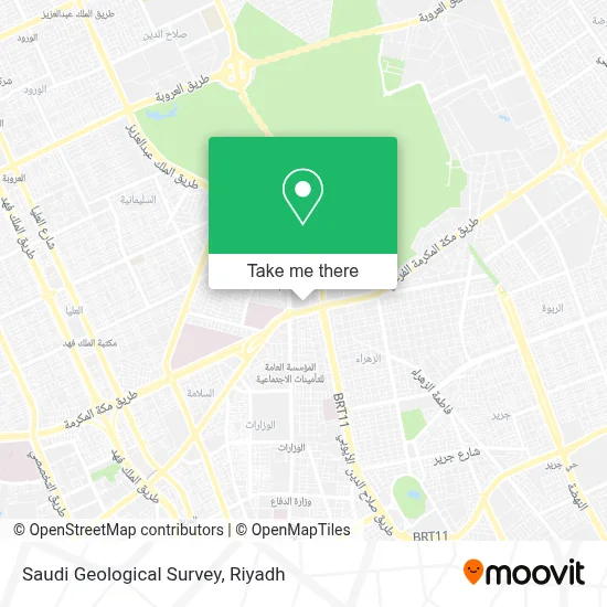 Saudi Geological Survey map