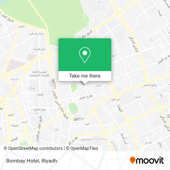 Bombay Hotel map