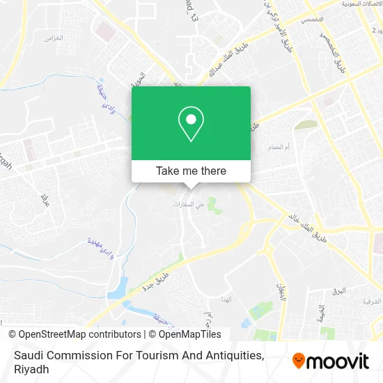 Saudi Commission For Tourism And Antiquities map