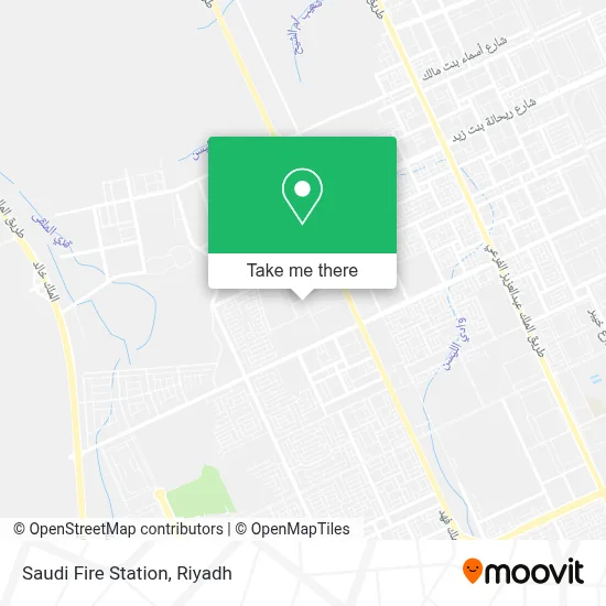 Saudi Fire Station map