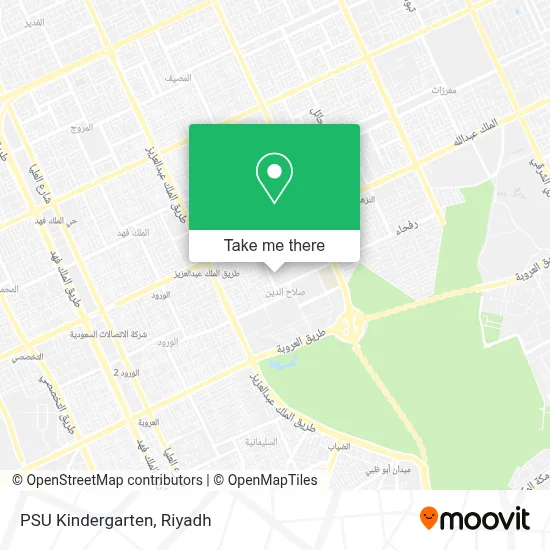 PSU Kindergarten map