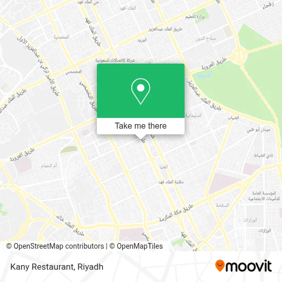 Kany Restaurant map