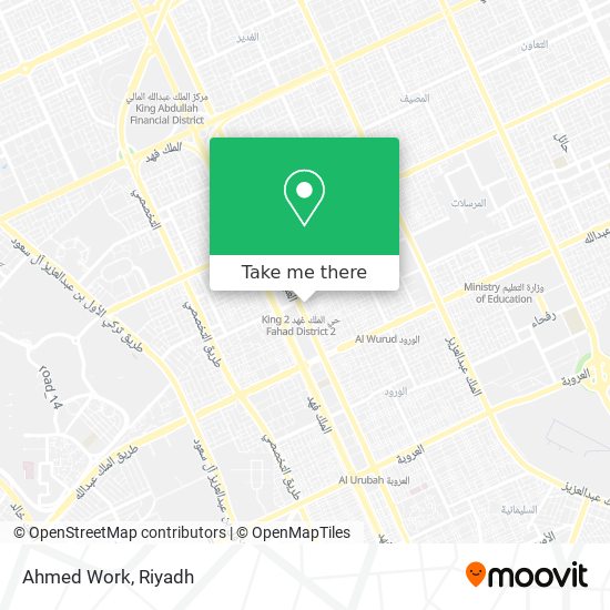 Ahmed Work map