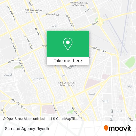 Samaco Agency map