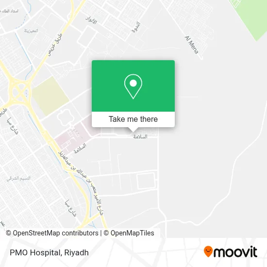 PMO Hospital map