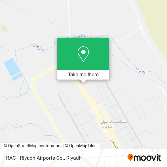 RAC - Riyadh Airports Co. map
