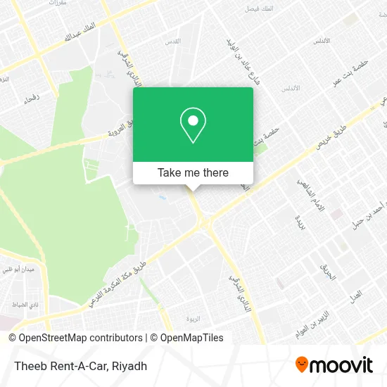 Theeb Rent-A-Car map