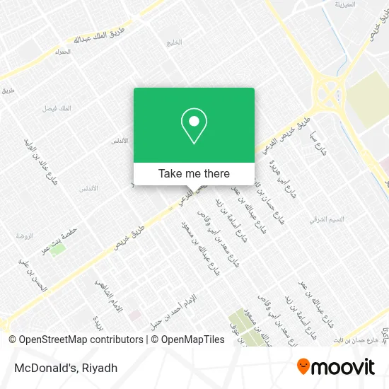 McDonald's map