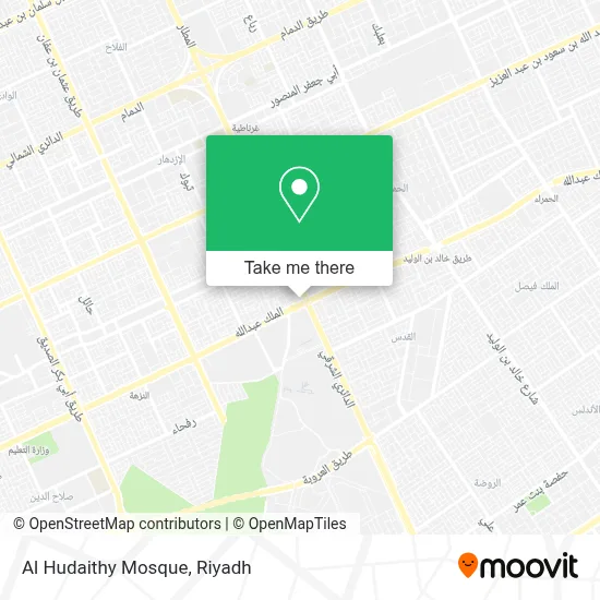 Al Hudaithy Mosque map