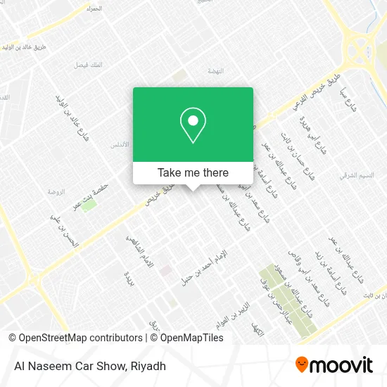 Al Naseem Car Show map