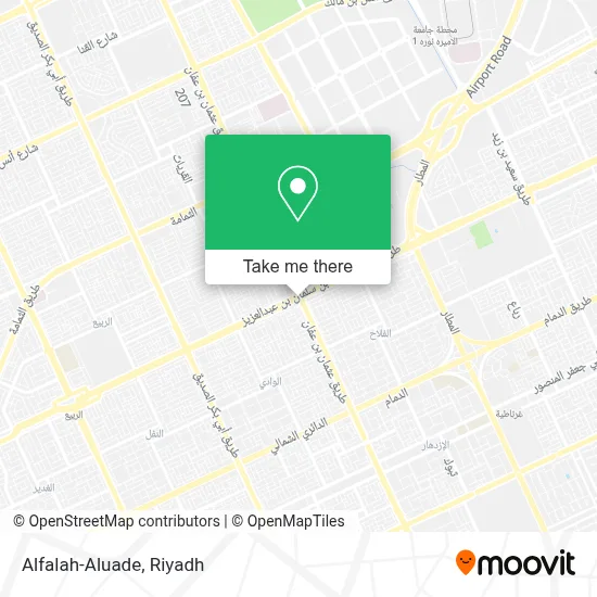 Alfalah-Aluade map