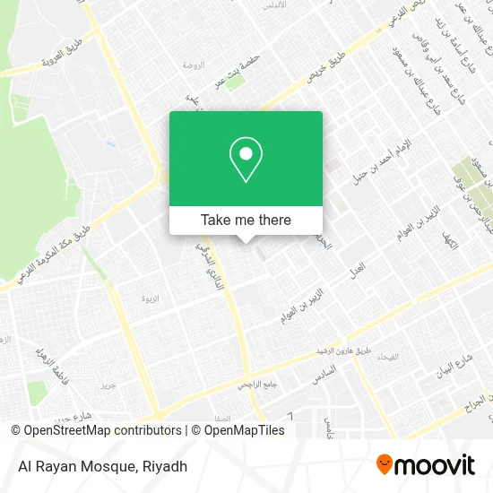 Al Rayan Mosque map