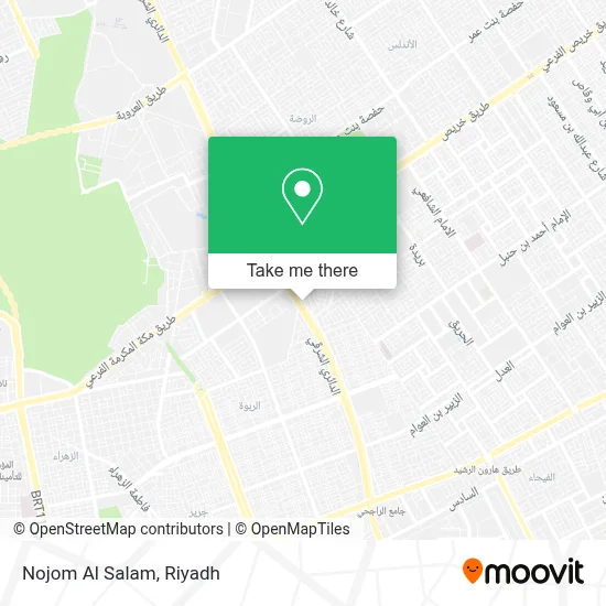 Nojom Al Salam map