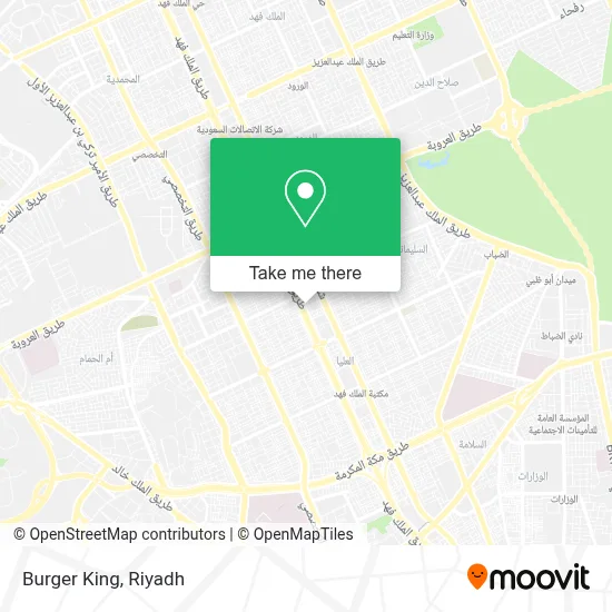 Burger King map
