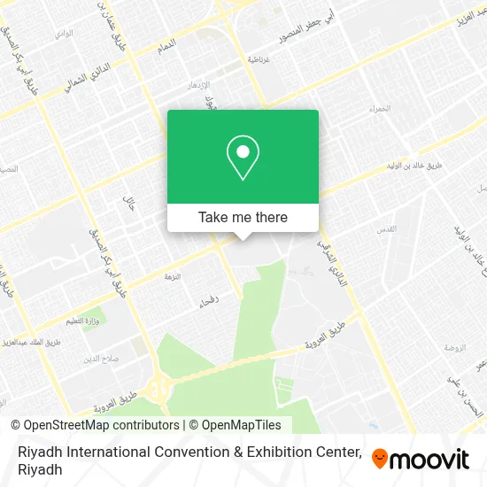 Riyadh International Convention & Exhibition Center map