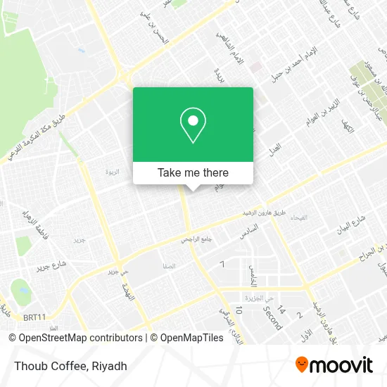 Thoub Coffee map