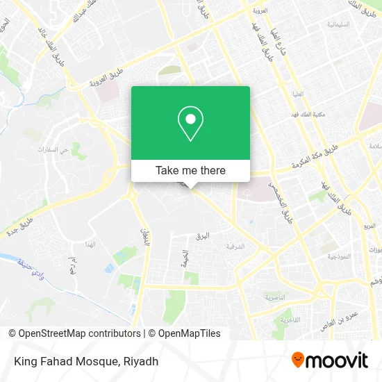 King Fahad Mosque map
