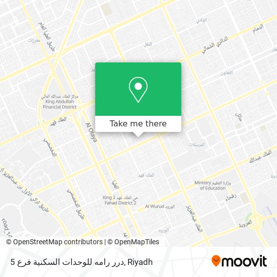 درر رامه للوحدات السكنية فرع 5 map