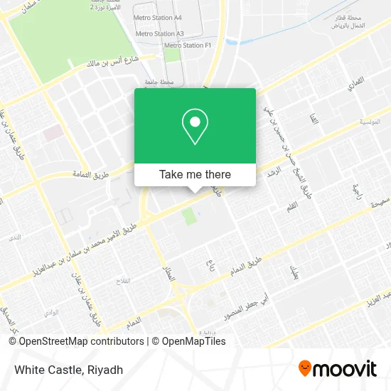 White Castle map