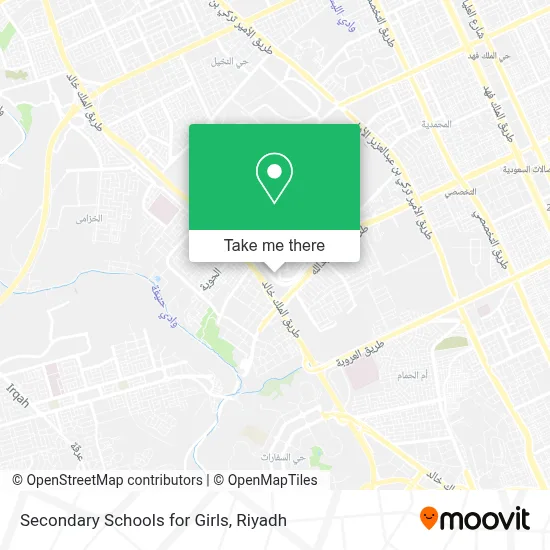 Secondary Schools for Girls map