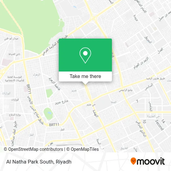 Al Natha Park South map