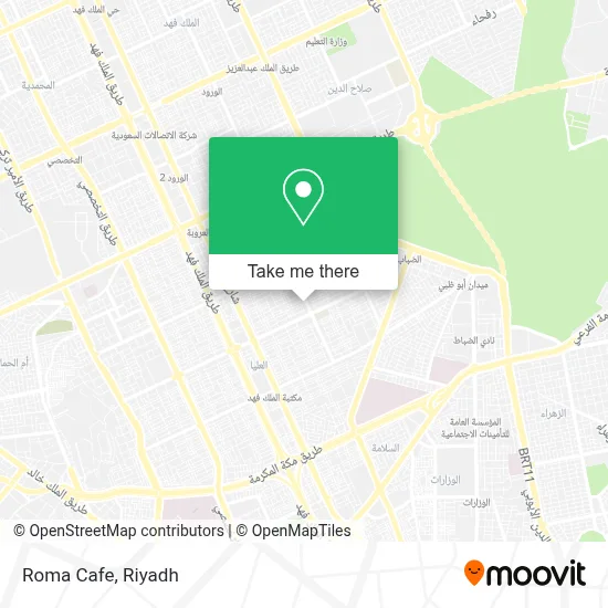 Roma Cafe map
