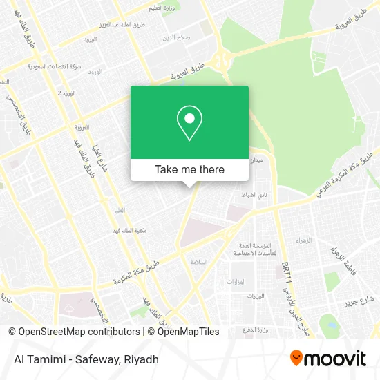 Al Tamimi - Safeway map