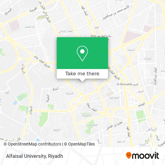 Alfaisal University map