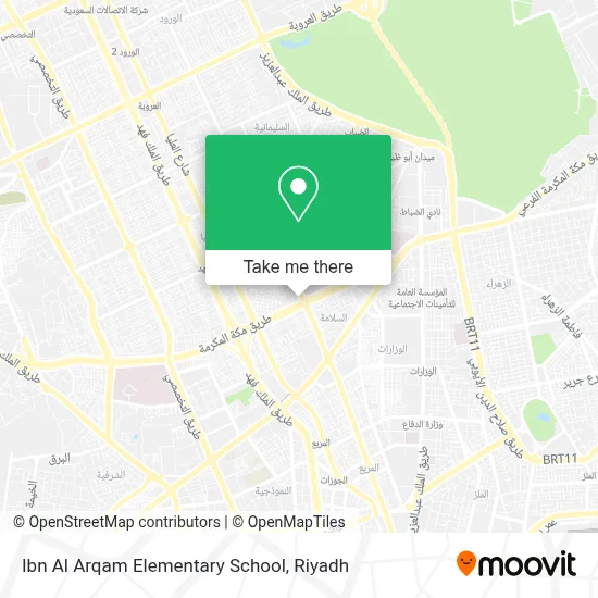 Ibn Al Arqam Elementary School map