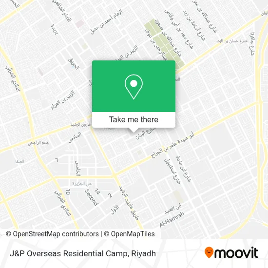 J&P Overseas Residential Camp map
