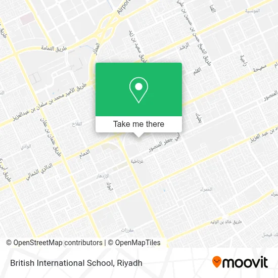 British International School map