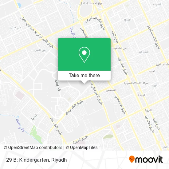 29 B: Kindergarten map