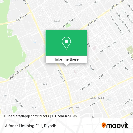 Alfanar Housing F11 map