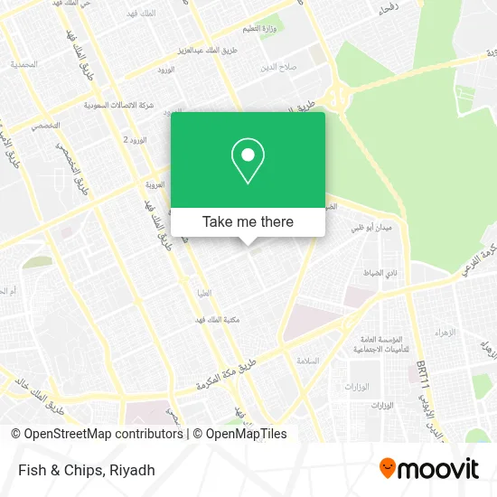 Fish & Chips map