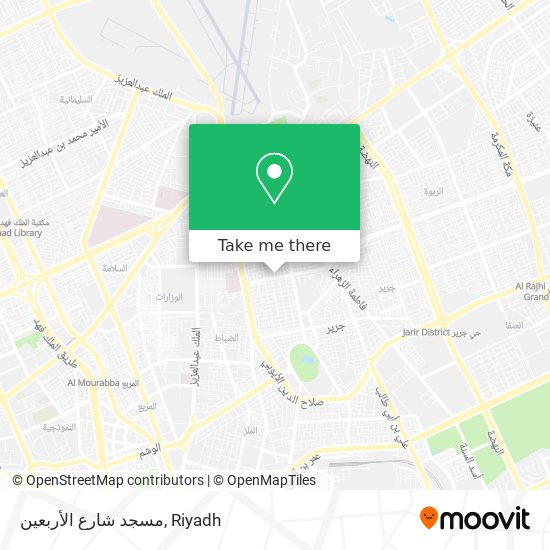 مسجد شارع الأربعين map